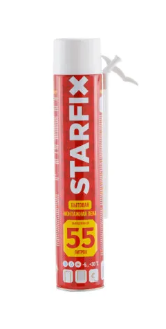 Пена монтаж. бытовая STARFIX Foam 55 (750мл)