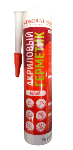 Герметик акриловый Адмирал белый 280мл