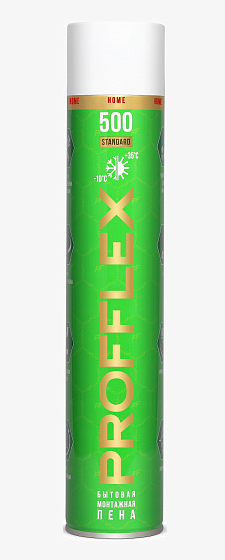 Пена монтажная PROFFLEX 500 STANDARD бытовая