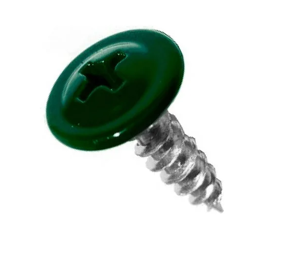 Саморезы прессшайба острые 4,2*19 (6005) зелен. (30 шт.)