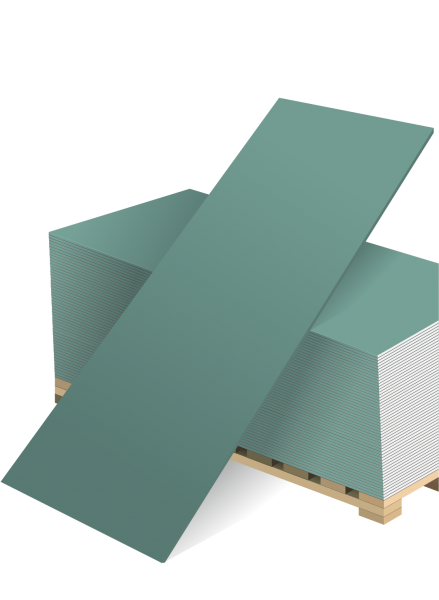 Гипсокартон Кнауф "Wunder" потолочный (влагостойкий) 9,5х1200х2500мм, S=3м2