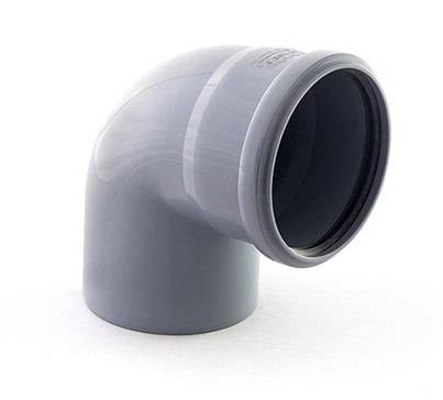Колено для внутренней канализации 110х87 РосТурПласт