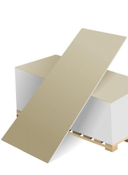 Гипсокартон "Wunder" стеновой (обычный) 3000х1200х12,5 мм S3,6м2