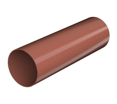 Труба коричневая 3м D125/82 ТН