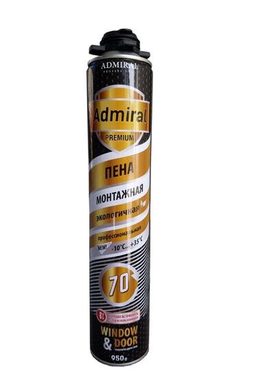 Пена профессиональная ADMIRAL PREMIUM GOLD всесезонная 950мл.