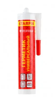 Клей монтажный "Жидкие гвозди" STARFIX кристально-прозрачный, 300мл, арт SM-41086-1