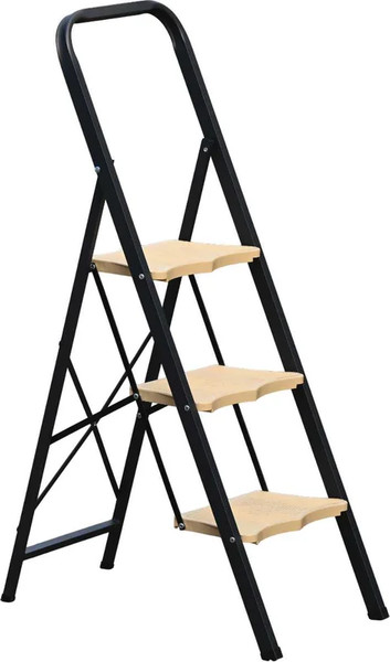 Стремянка стальная 3 ступени МК803Р Алюмет односторонняя с пласт. ступенями