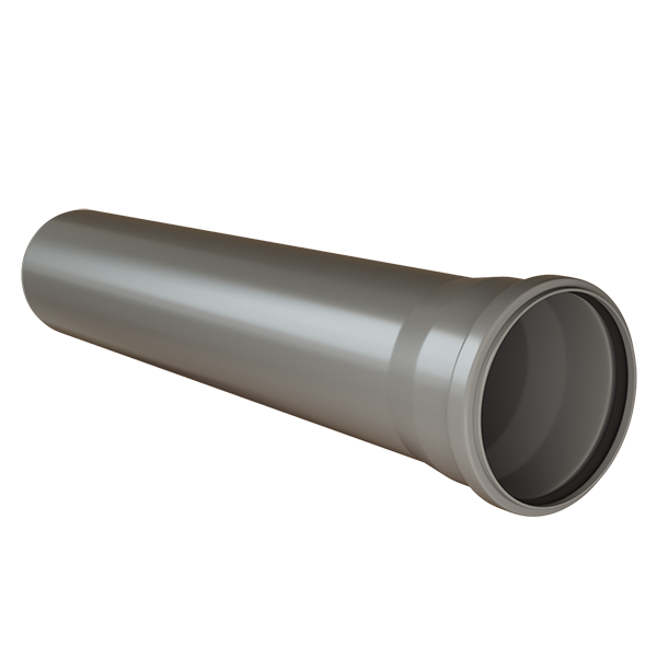 Труба 0,5 ПП EVER PLAST (толщ.2,2мм) сер.,