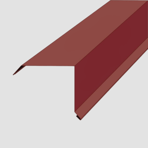 Планка торцевая 95 Эконом Плюс Пэ -RAL3005, 2 м