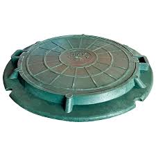 Люк полимерный лёгкий малый, 30кН (3 тонны) (ЗЕЛЁНЫЙ)