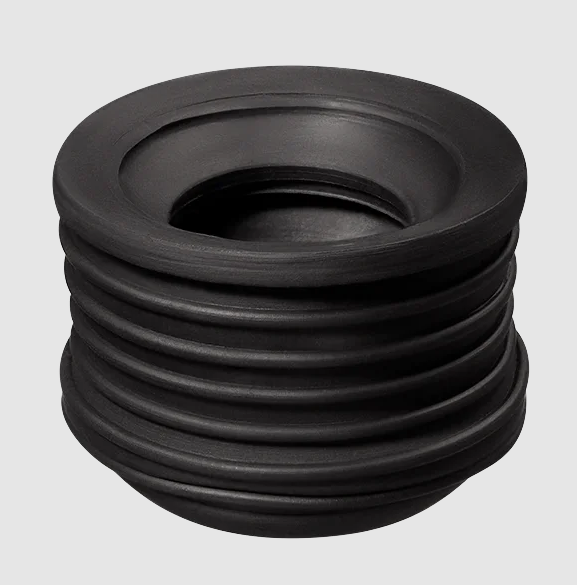 Манжета переходная D40х25 трехлепестковая черная, арт.1-0009