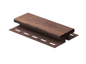 H-планка (ПВХ), дуб мореный