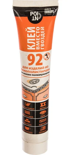Клей монтажный POINT "Клей вместо гвоздей 92" 80мл.