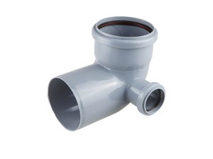 Колено для внутренней канализации 110/50х87 правый РосТурПласт, арт.36680