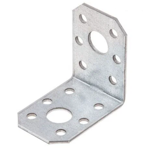 Уголок крепежный 35х50х50 мм С 1,8 мм белый цинк STARFIX, арт.SMP-83363-1	