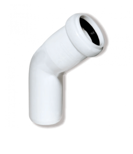 Колено кан.ПП 32/67 белое (Польша)