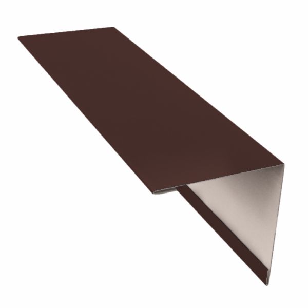 Планка угла наружного 115х115 (h=2м,толщ.=0,45мм) Пэ-RAL8017(коричневый)