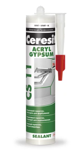 Герметик Ceresit CS11 акриловый белый, 300мл