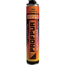 Пена монтажная профессиональная PROFPUR ultra огнестойкая, 750 мл