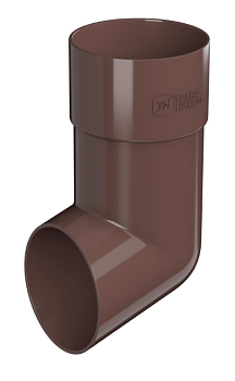 Слив трубы,темно-коричневый D-80мм (ТН Оптима)