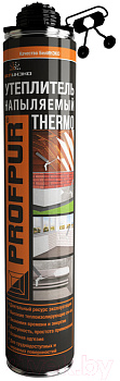 Утеплитель напыляемый PROFPUR THERMO (890мл)