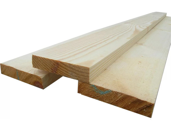 Доска обрезная строганная 27х140х2000мм, сорт АВ, хвоя, 02_0172982