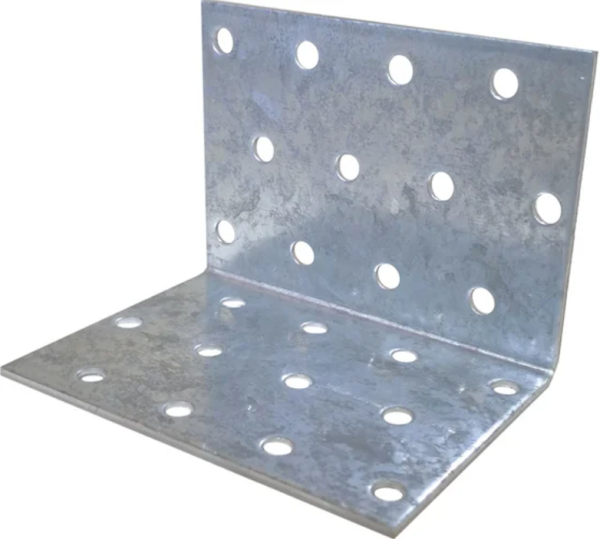 Уголок крепежный равносторонний 100x100x80x2,0 мм KUR-100-80