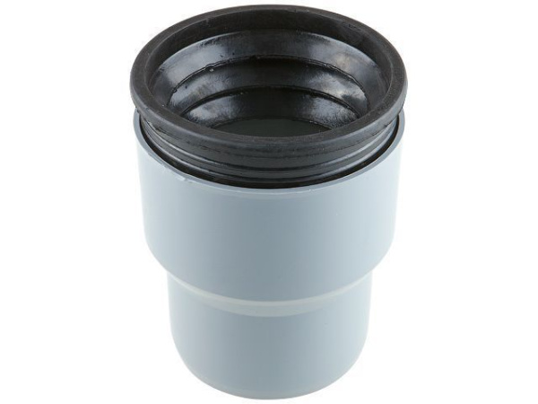 Переход на чугун для внутренней канализации в комплекте с манжеткой 110/124 РосТурПласт, арт.15580