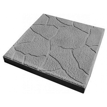 Тротуарная плитка "Черепашка" (серая) 30х30х3см
