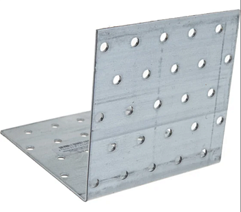 Уголок крепежный равностор.100х100х100мм KUR белый цинк