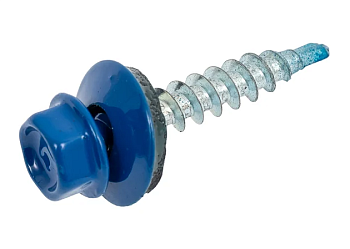 Саморез кровельный KPcZP ярко-синий 5,5х19 (5005) (50шт)