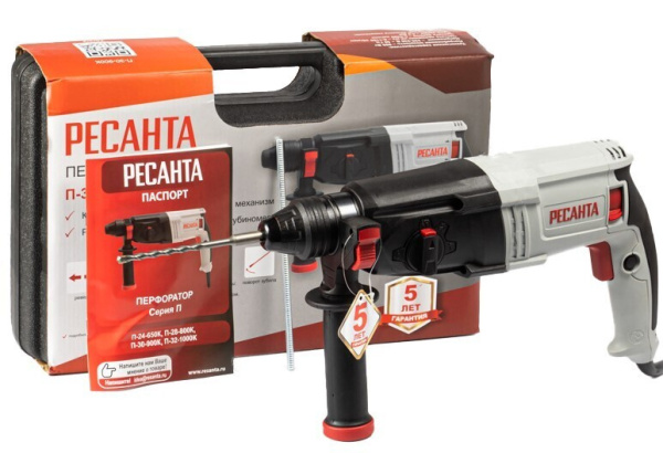 Перфоратор П-30-900К Ресанта