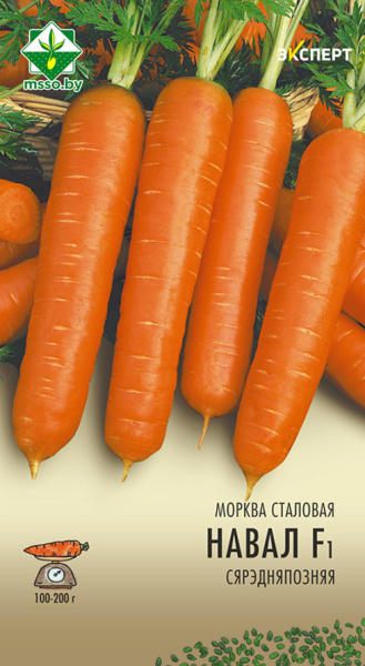 Морковь Навал F1 столовая 0,3 г (Эксперт)