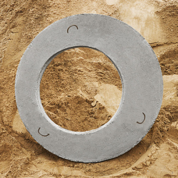Плита перекрытия ПП 10-1 (крышка кольца) Ø 1,0 м (РБУ№2)