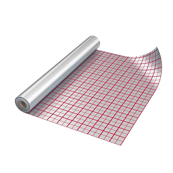 Фольга для тёплого пола с разметкой