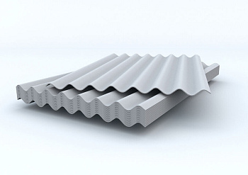 Шифер 1750х1130х5.8, 8 волн (ОАО "Кричевцементошифер") КМБ-Восток