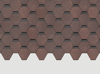 Черепица гибкая  Docke PIE STANDARD/ СОТА/ Коричневый