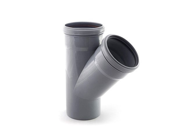 Тройник для внутренней канализации 110/110х45 РосТурПласт, арт.36575