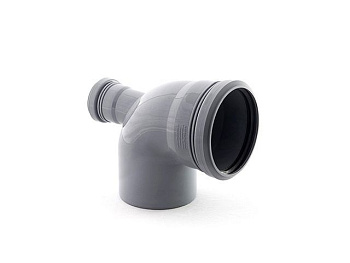 Колено для внутренней канализации 110/50х87 вых.тыл. РосТурПласт, арт.36650