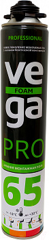 Пена монтажная профессиональная Vega 65 Pro WINTER 850ml