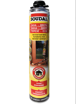 Монтажная пена "SOUDAL" Окна двери 750 мл