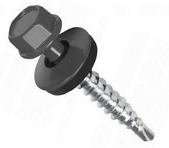 Саморез 4,8х29мм RAL7024 д