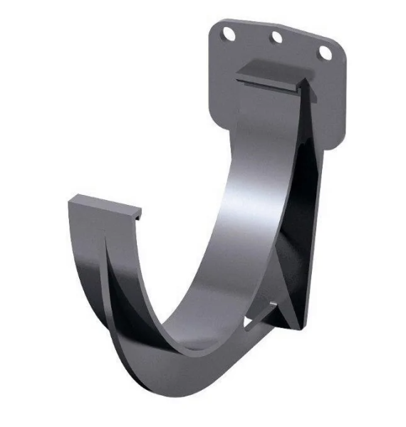 Кронштейн желоба, серый, ТН ПВХ