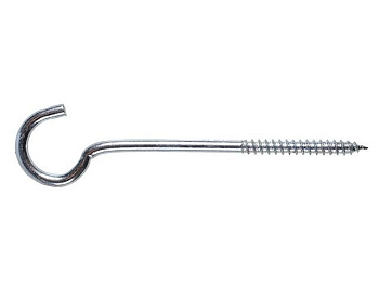 Крючок 5,0х50мм С-образный, цинк (10шт в зип-локе) STARFIX, арт.SMZ1-45478-10