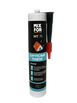 Герметик каучуковый "MIXFOR" MT-75 черный 260мл