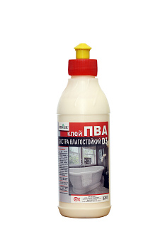 Клей Ecolux ПВА экстра влагостойкий 0,25 л