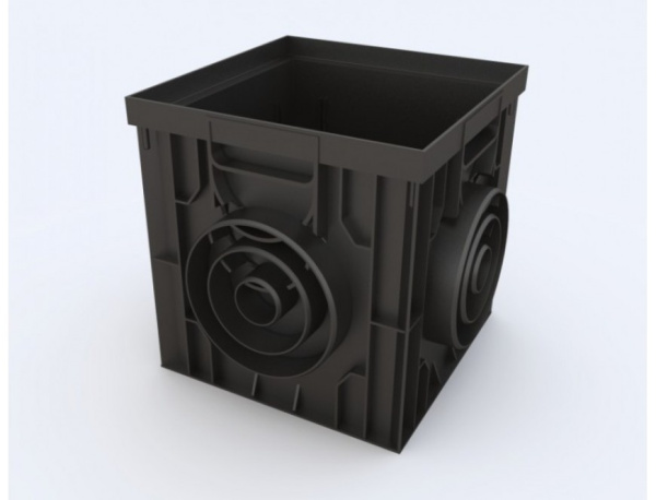 Дождеприемник пластиковый 300х300(черный), ДИ03405000