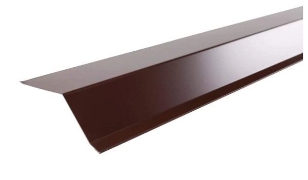 Планка карнизная  ПЭ-RAL8017 (коричневый)