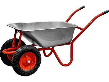 Тачка строительная HDC HD-W402 (120л.,400кг,2 пневмоколеса 4.00-8),арт.HD6410-1