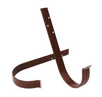 Держатель желоба (длинный) D120х63 RAL8017 (коричневый)